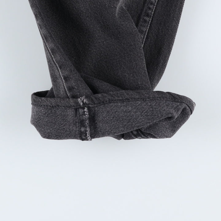 Rustler Black Denim Straight Denim Pants for Men, W31 equivalent cotton black type Vintage Second Hand