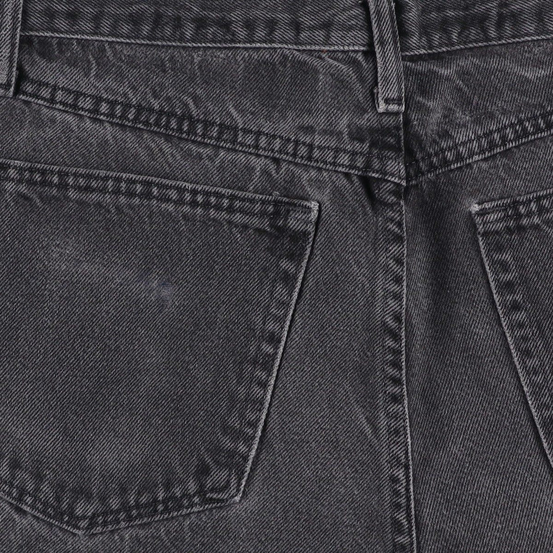 Rustler Black Denim Straight Denim Pants for Men, W31 equivalent cotton black type Vintage Second Hand