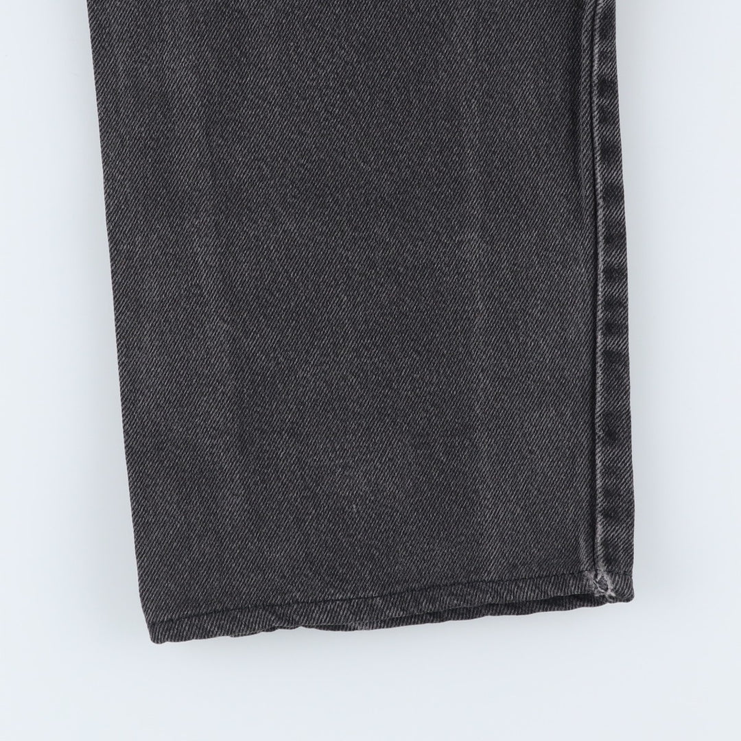 Rustler Black Denim Straight Denim Pants for Men, W31 equivalent cotton black type Vintage Second Hand