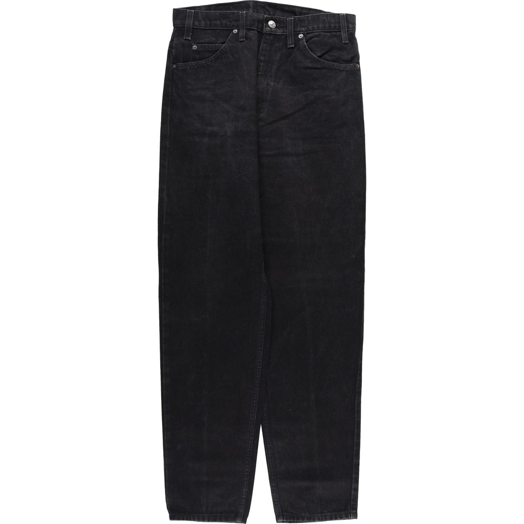 90'S Levi's 40550-4159 Relaxed Fit Tapered Leg Denim Pants with Orange Tab, Men's Size W31 cotton black type Vintage Second Hand