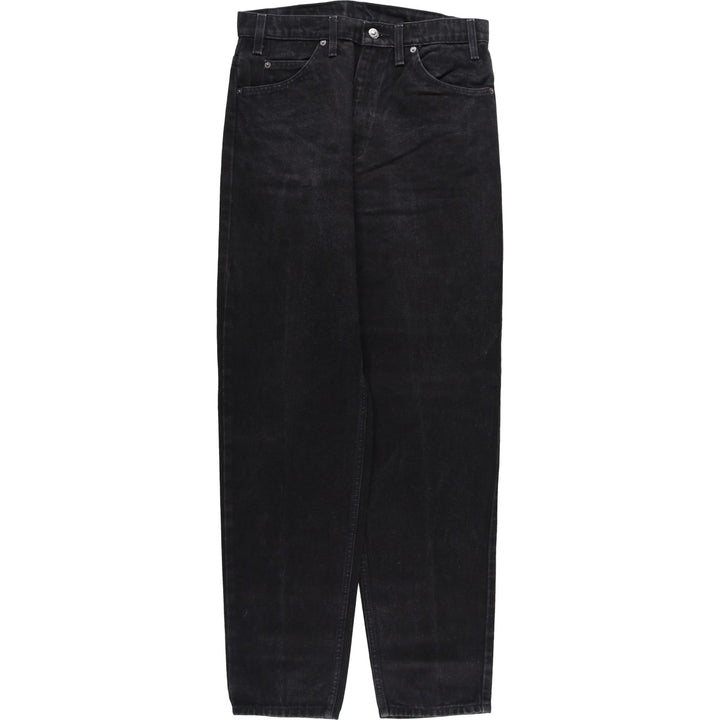 90'S Levi's 40550-4159 Relaxed Fit Tapered Leg Denim Pants with Orange Tab, Men's Size W31 cotton black type Vintage Second Hand