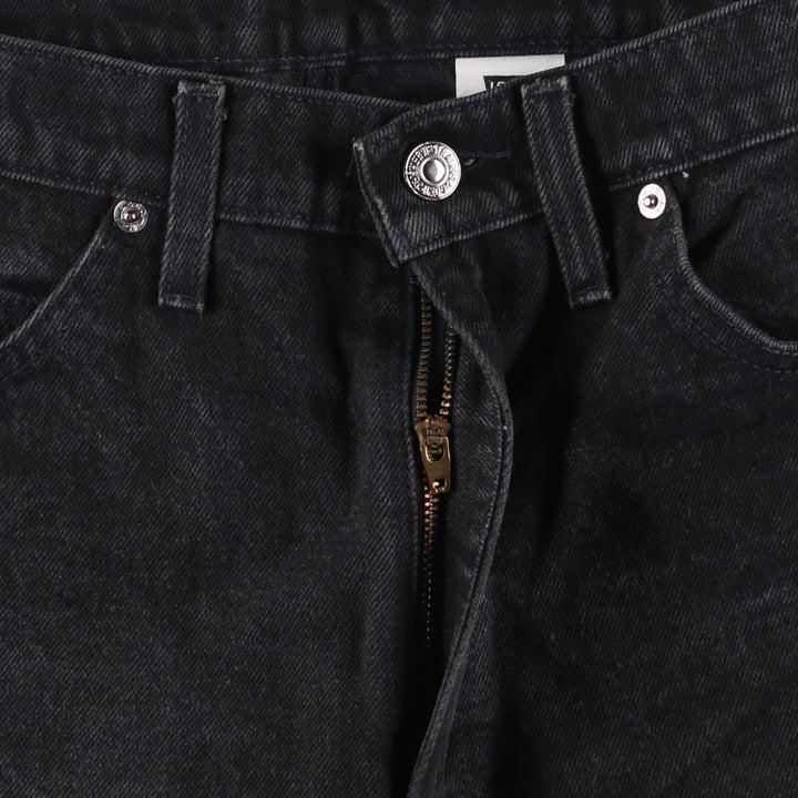 90'S Levi's 40550-4159 Relaxed Fit Tapered Leg Denim Pants with Orange Tab, Men's Size W31 cotton black type Vintage Second Hand