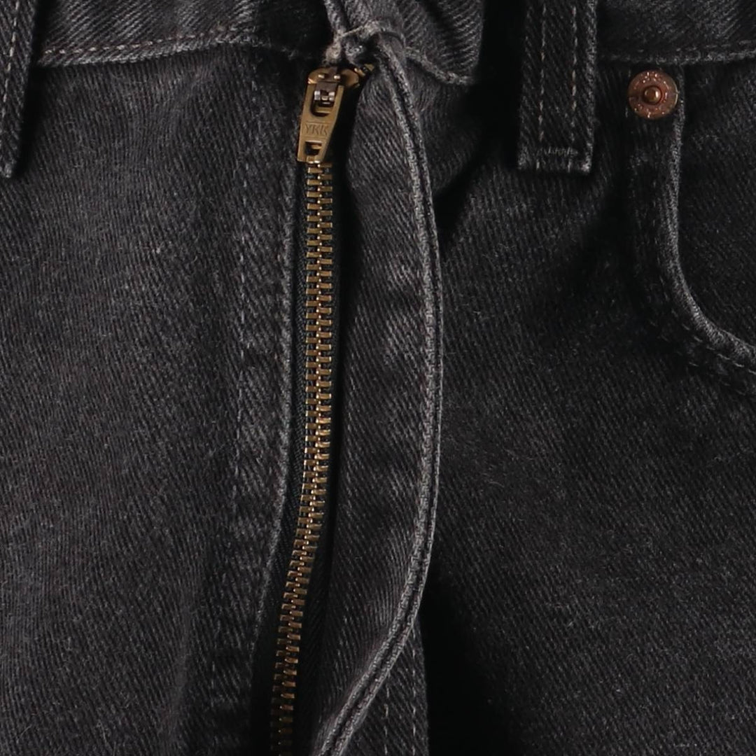90s-00'S Levi's 550 Relaxed Fit Tapered Black Denim Pants, Made in Canada, Men's Size 36 cotton black type Vintage Second Hand