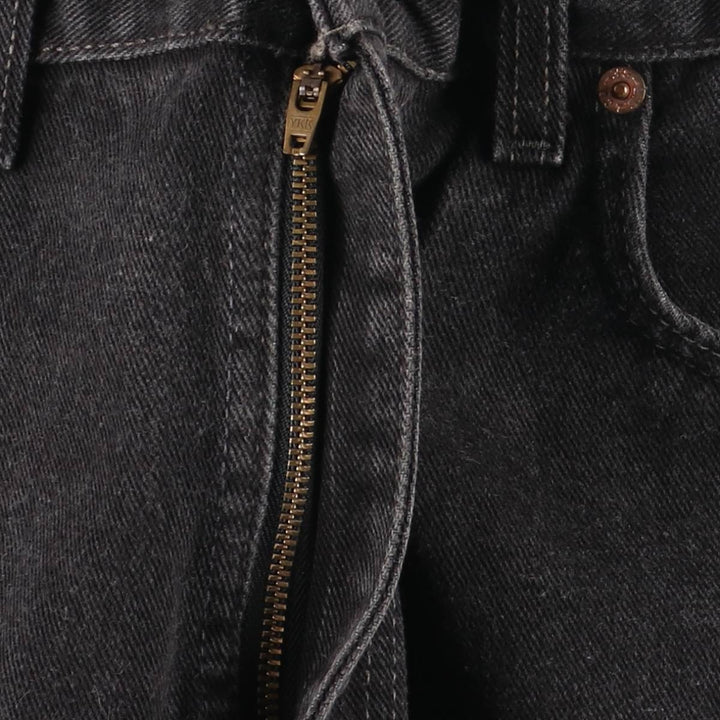 90s-00'S Levi's 550 Relaxed Fit Tapered Black Denim Pants, Made in Canada, Men's Size 36 cotton black type Vintage Second Hand