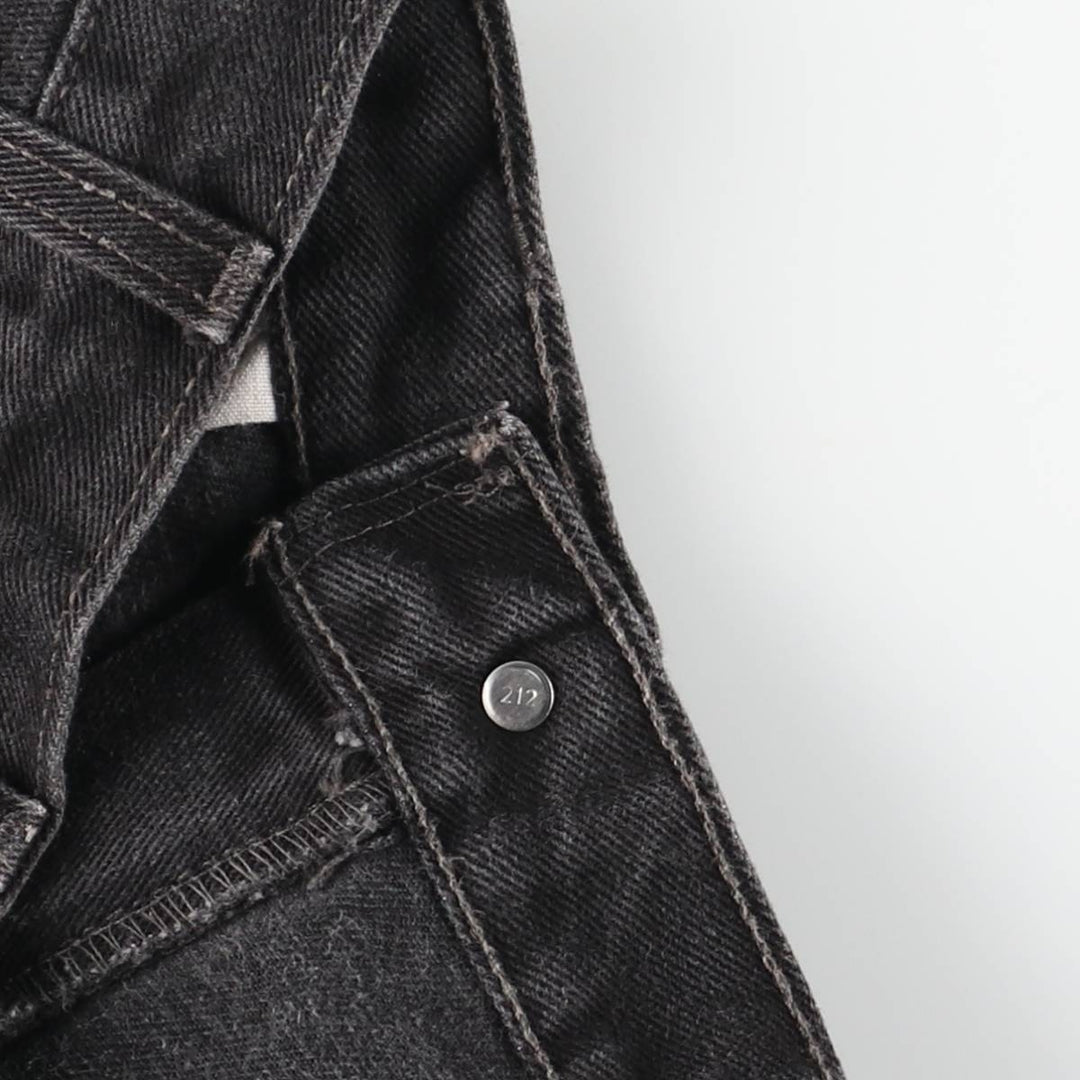 90s-00'S Levi's 550 Relaxed Fit Tapered Black Denim Pants, Made in Canada, Men's Size 36 cotton black type Vintage Second Hand