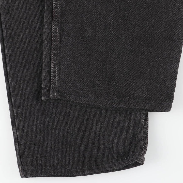 90s-00'S Levi's 550 Relaxed Fit Tapered Black Denim Pants, Made in Canada, Men's Size 36 cotton black type Vintage Second Hand