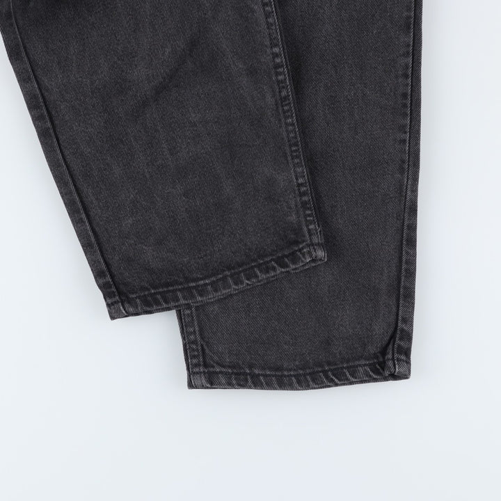 2000'S Levi's 40562-7113 Loose Fit Tapered Leg Black Denim Pants, Men's Size 37 cotton black type Vintage Second Hand
