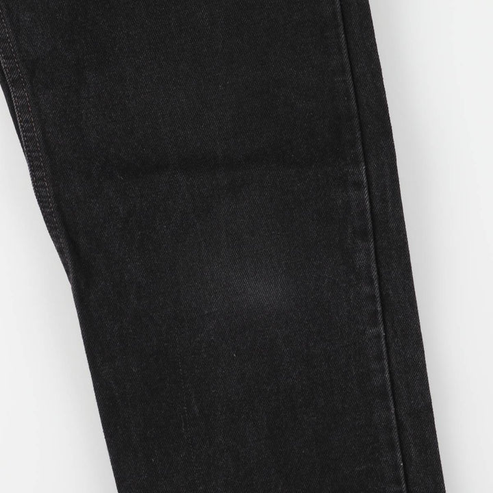 Levi's 550 Relaxed Fit Tapered Denim Pants in Black Denim, Women's Size L (W28) unclear black type Vintage Second Hand