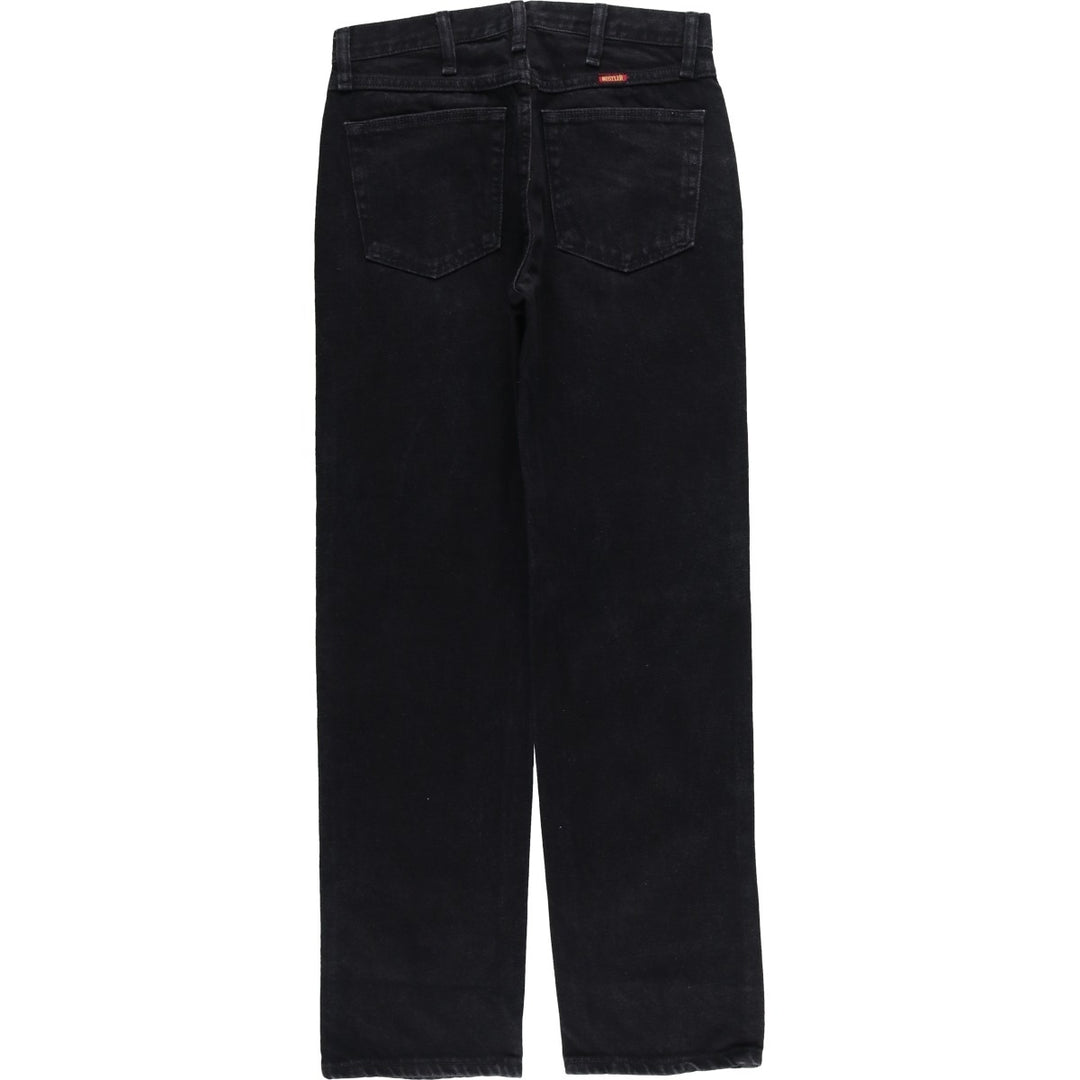 Rustler Black Denim Straight Denim Pants for Men, W29 cotton black type Vintage Second Hand