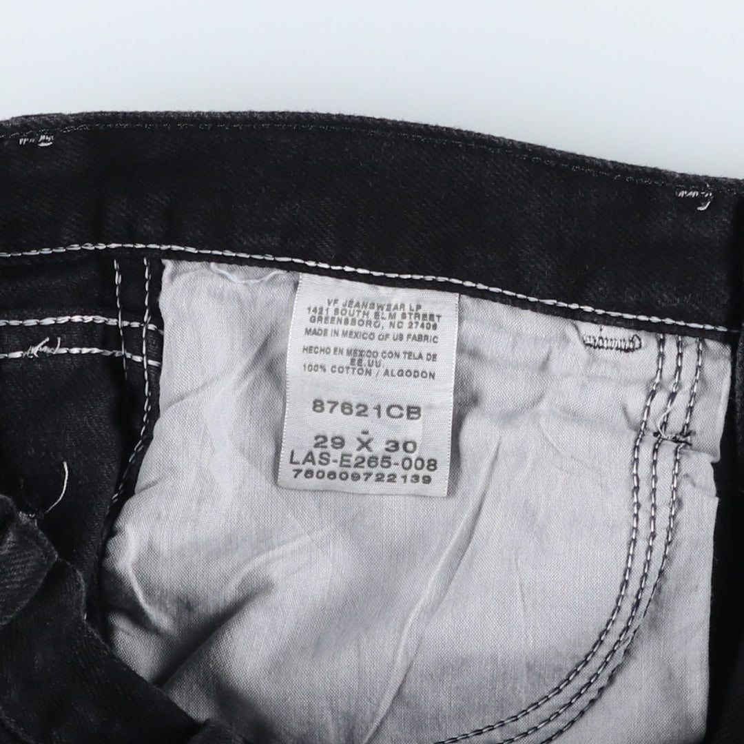 Rustler Black Denim Straight Denim Pants for Men, W29 cotton black type Vintage Second Hand