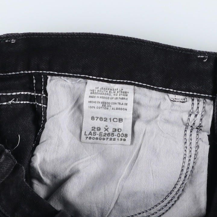Rustler Black Denim Straight Denim Pants for Men, W29 cotton black type Vintage Second Hand