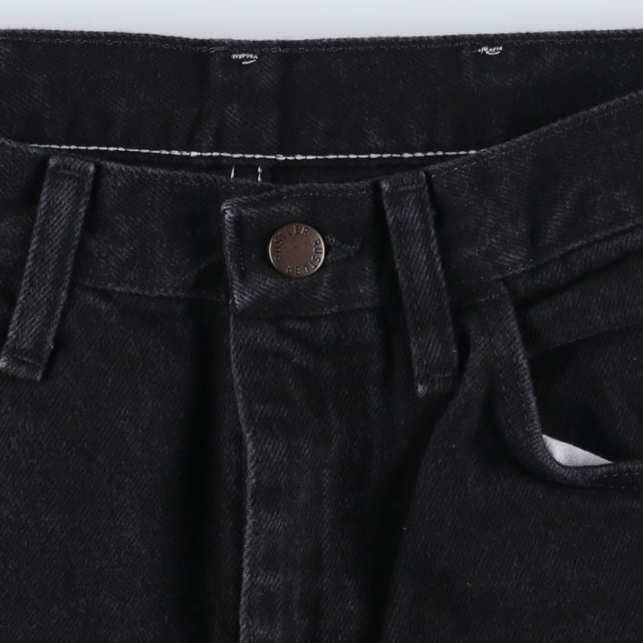 Rustler Black Denim Straight Denim Pants for Men, W29 cotton black type Vintage Second Hand