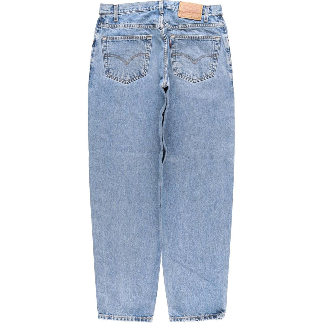 90'S Levi's 560 loose fit tapered leg denim pants, men's size 34, vintage cotton blue type Vintage Second Hand