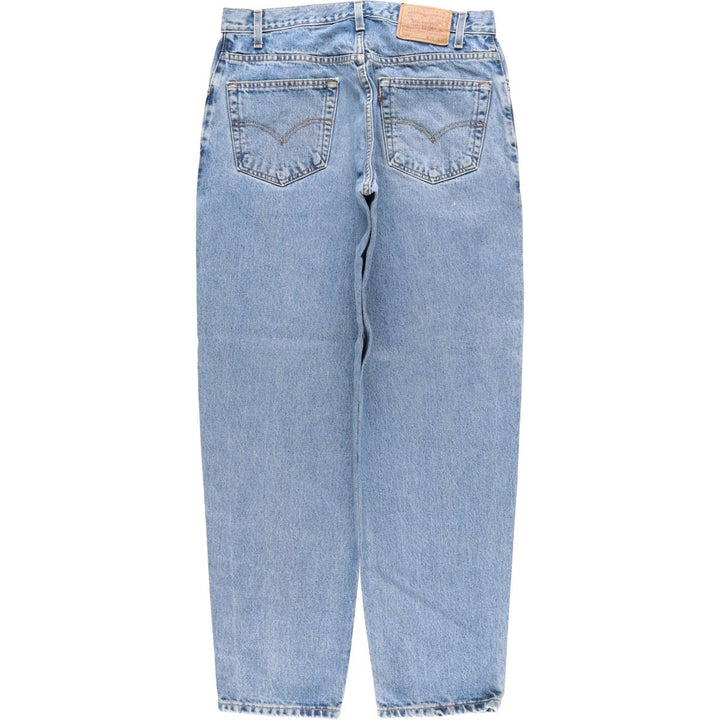90'S Levi's 560 loose fit tapered leg denim pants, men's size 34, vintage cotton blue type Vintage Second Hand