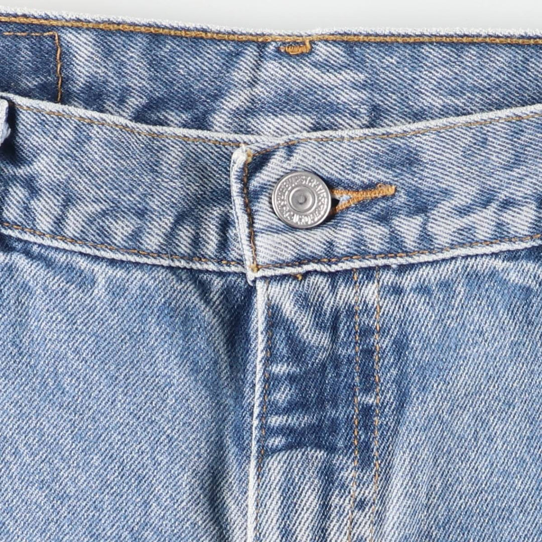 90'S Levi's 560 loose fit tapered leg denim pants, men's size 34, vintage cotton blue type Vintage Second Hand