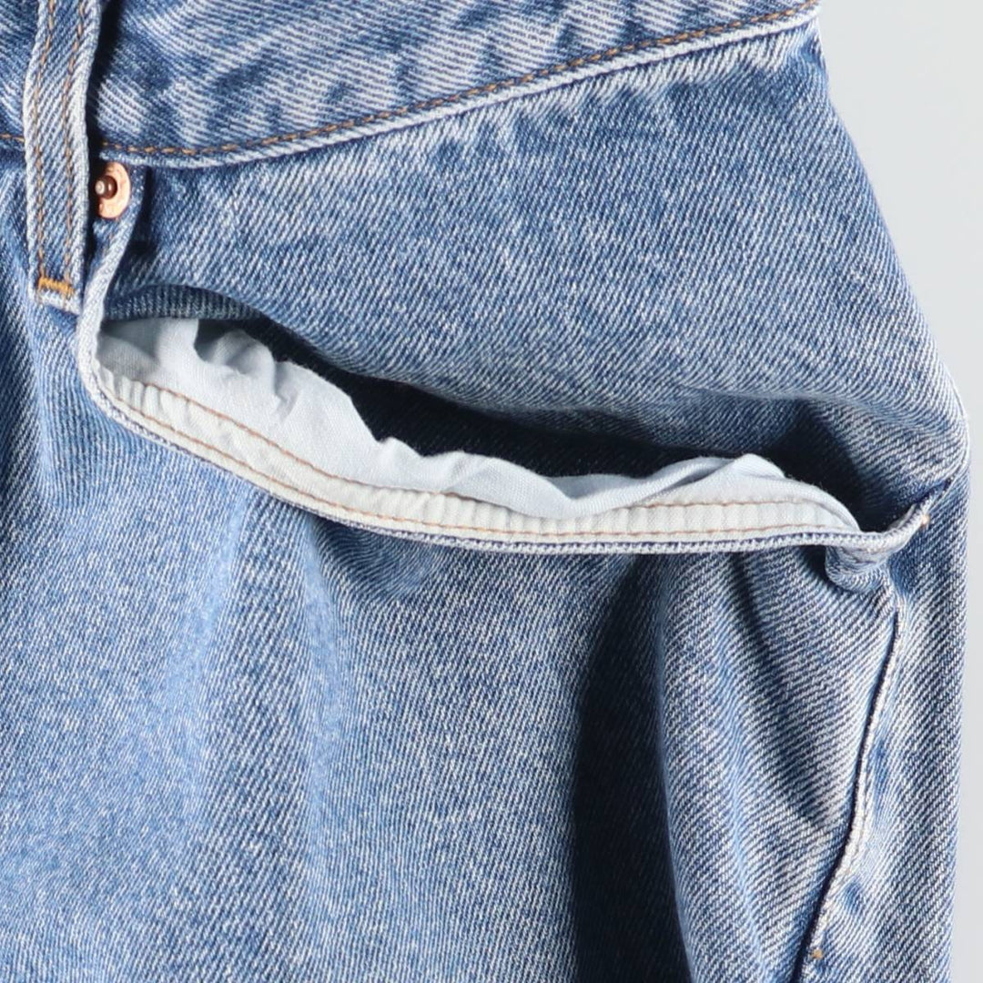 90'S Levi's 560 loose fit tapered leg denim pants, men's size 34, vintage cotton blue type Vintage Second Hand