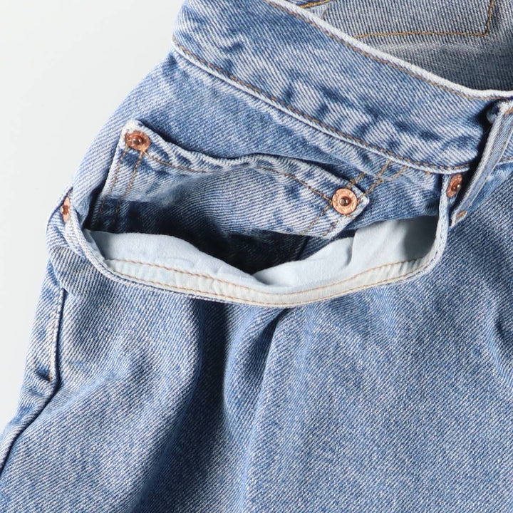 90'S Levi's 560 loose fit tapered leg denim pants, men's size 34, vintage cotton blue type Vintage Second Hand