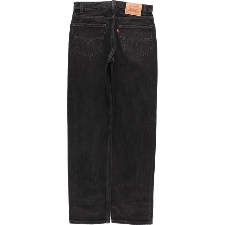 90'S Levi's 505-0260 Black Denim Tapered Denim Pants, Men's, Size 34 (Vintage) cotton black type Vintage Second Hand