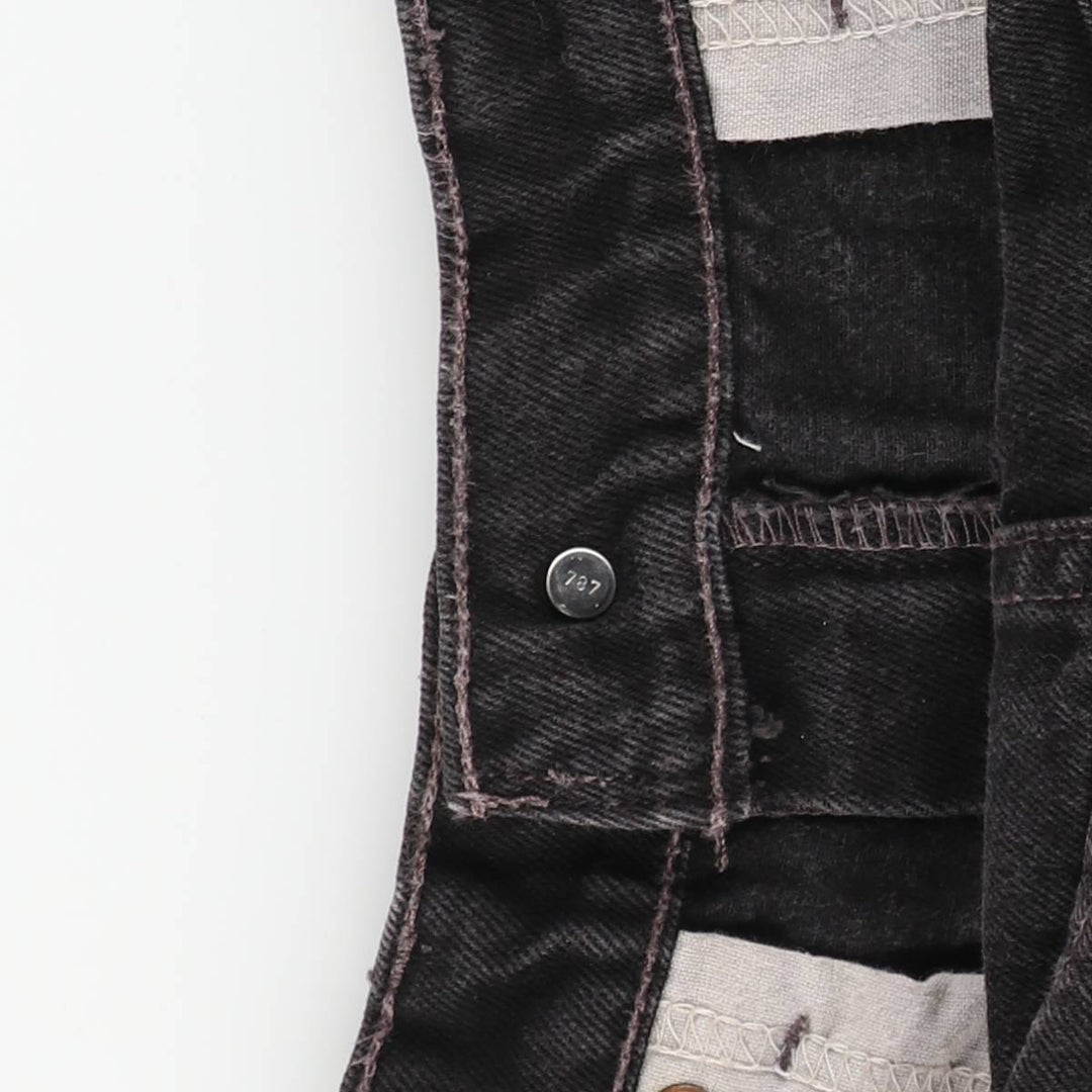 90'S Levi's 505-0260 Black Denim Tapered Denim Pants, Men's, Size 34 (Vintage) cotton black type Vintage Second Hand