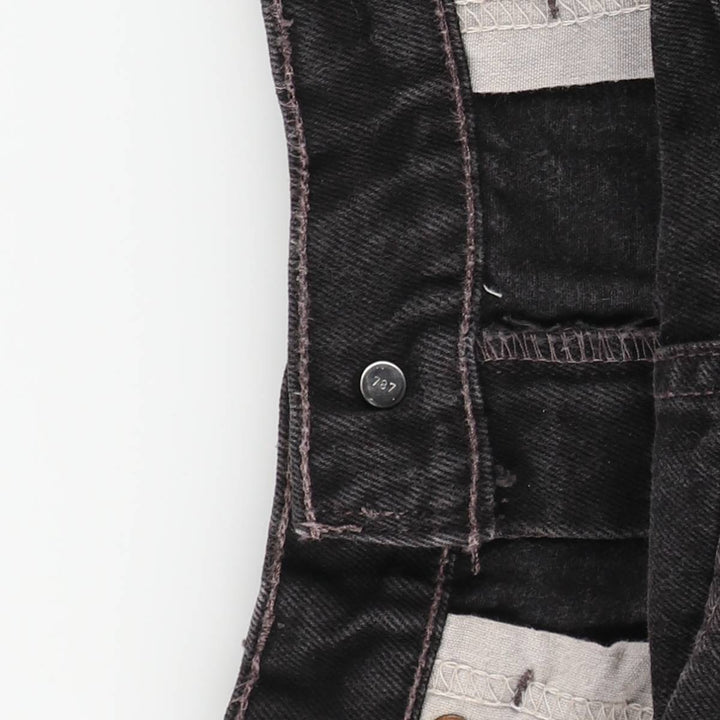90'S Levi's 505-0260 Black Denim Tapered Denim Pants, Men's, Size 34 (Vintage) cotton black type Vintage Second Hand