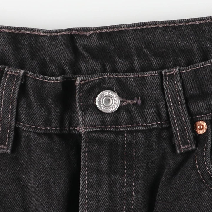 90'S Levi's 505-0260 Black Denim Tapered Denim Pants, Men's, Size 34 (Vintage) cotton black type Vintage Second Hand