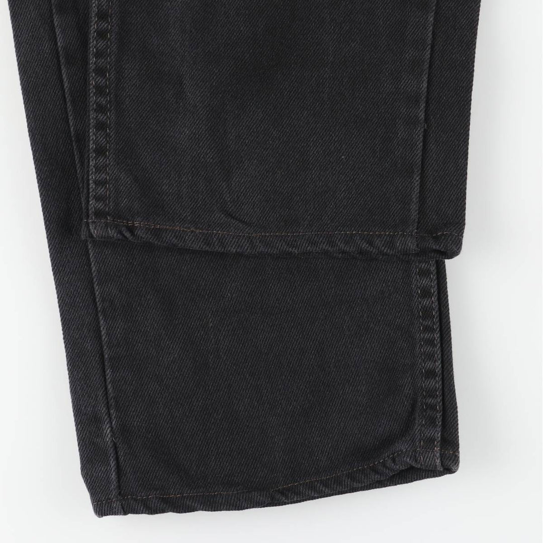 Levi's 505 Black Denim Tapered Denim Pants for Men, W34 equivalent cotton black type Vintage Second Hand
