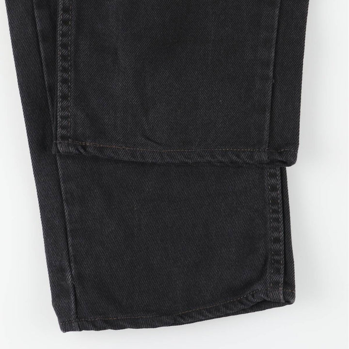 Levi's 505 Black Denim Tapered Denim Pants for Men, W34 equivalent cotton black type Vintage Second Hand