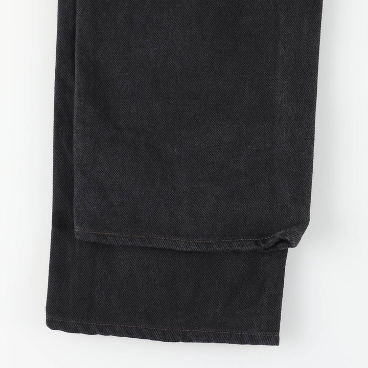 Levi's 505 Black Denim Tapered Denim Pants for Men, W34 equivalent cotton black type Vintage Second Hand