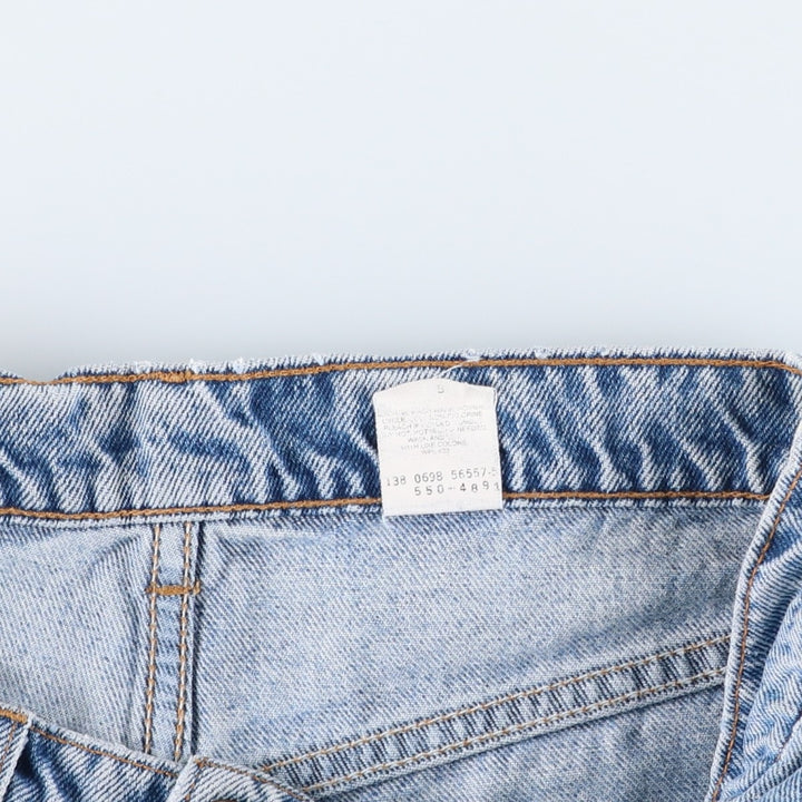 90'S Levi's 550-4891 Relaxed Fit Tapered Denim Pants, Men's, Size 32 (Vintage) cotton blue type Vintage Second Hand