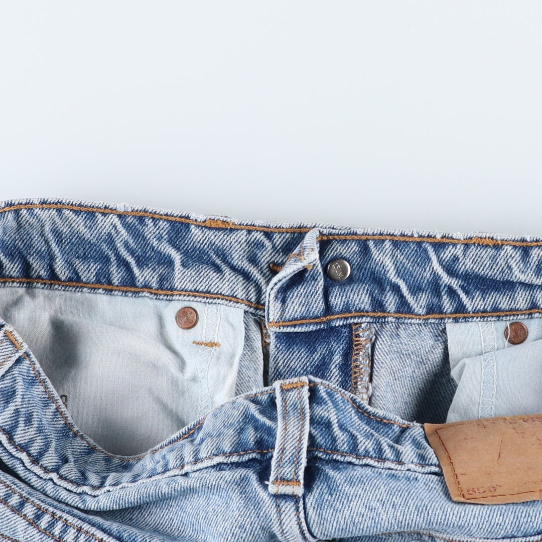 90'S Levi's 550-4891 Relaxed Fit Tapered Denim Pants, Men's, Size 32 (Vintage) cotton blue type Vintage Second Hand