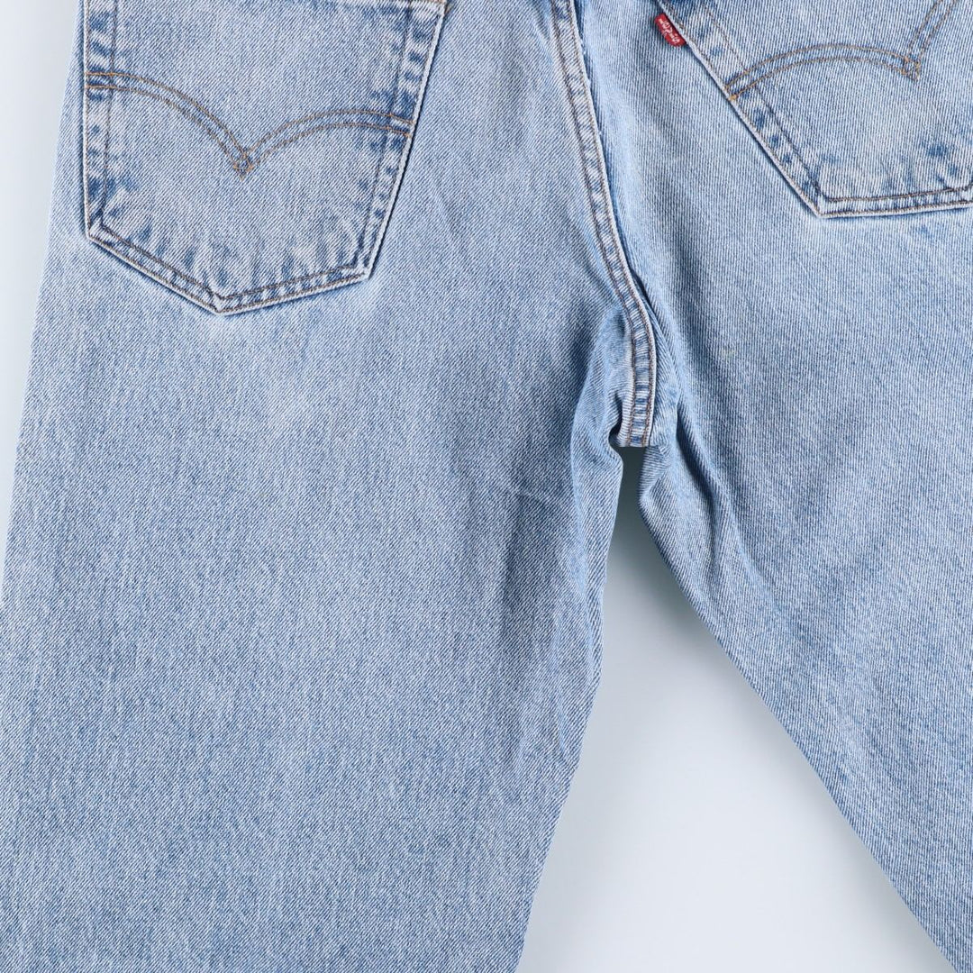 90'S Levi's 550-4891 Relaxed Fit Tapered Denim Pants, Men's, Size 32 (Vintage) cotton blue type Vintage Second Hand