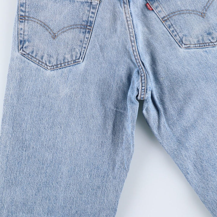 90'S Levi's 550-4891 Relaxed Fit Tapered Denim Pants, Men's, Size 32 (Vintage) cotton blue type Vintage Second Hand