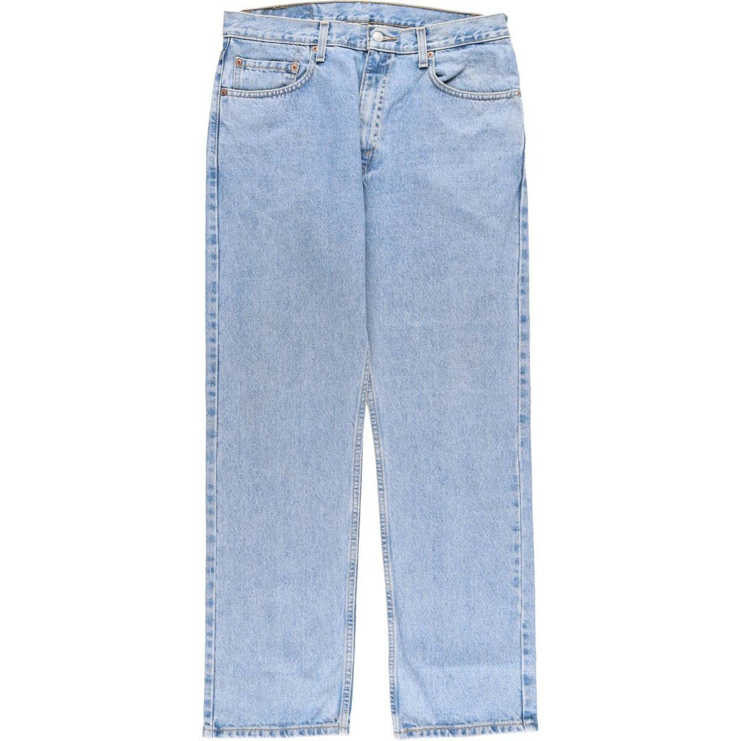 Levi's 505-4834 Regular Fit Straight Leg Tapered Denim Pants, Men's, Size 34 (Vintage) cotton blue type Vintage Second Hand