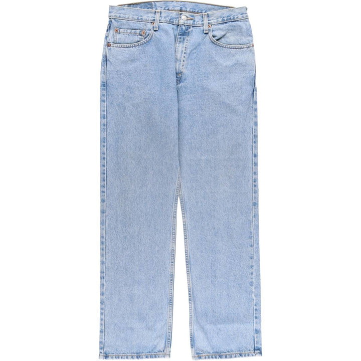 Levi's 505-4834 Regular Fit Straight Leg Tapered Denim Pants, Men's, Size 34 (Vintage) cotton blue type Vintage Second Hand