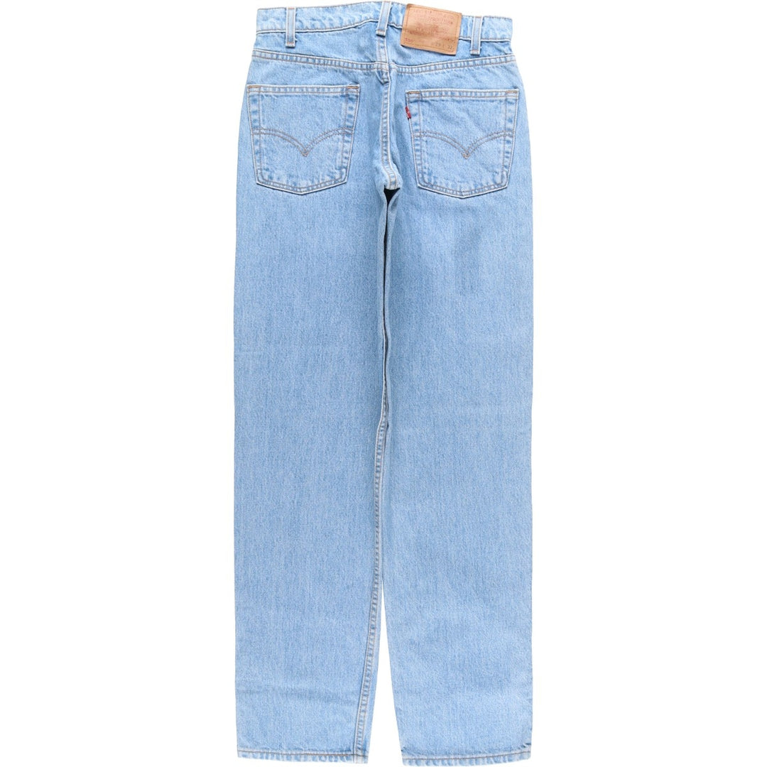 90'S Levi's 550-4834 Relaxed Fit Tapered Denim Pants, Made in USA, Men's, Size W29, Vintage cotton blue type Vintage Second Hand