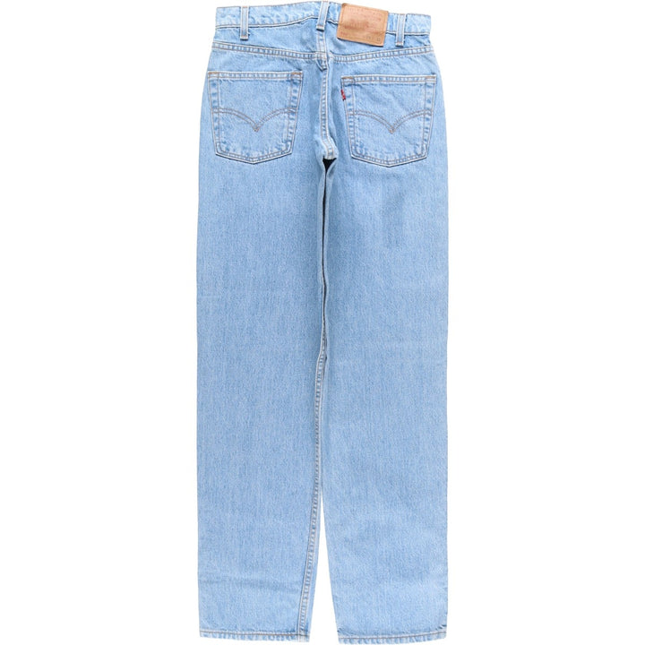 90'S Levi's 550-4834 Relaxed Fit Tapered Denim Pants, Made in USA, Men's, Size W29, Vintage cotton blue type Vintage Second Hand