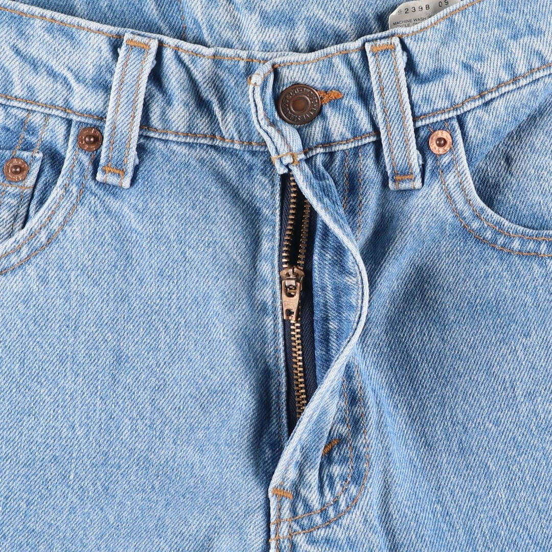 90'S Levi's 550-4834 Relaxed Fit Tapered Denim Pants, Made in USA, Men's, Size W29, Vintage cotton blue type Vintage Second Hand