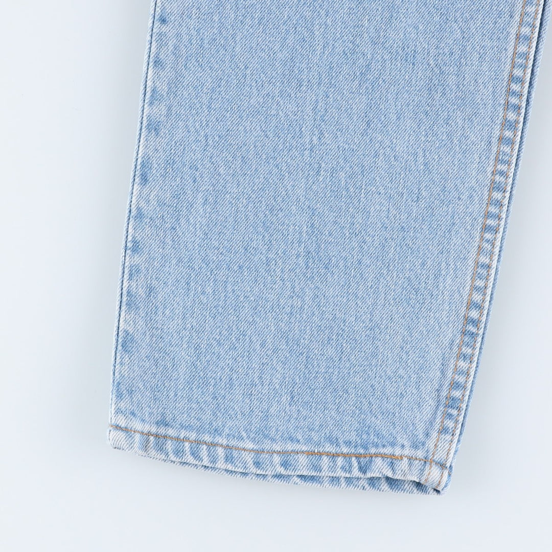 90'S Levi's 550-4834 Relaxed Fit Tapered Denim Pants, Made in USA, Men's, Size W29, Vintage cotton blue type Vintage Second Hand