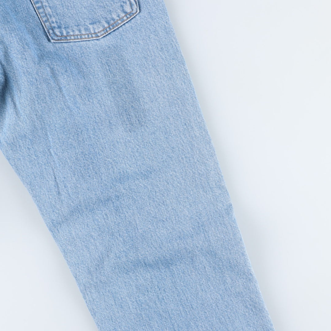 90'S Levi's 550-4834 Relaxed Fit Tapered Denim Pants, Made in USA, Men's, Size W29, Vintage cotton blue type Vintage Second Hand