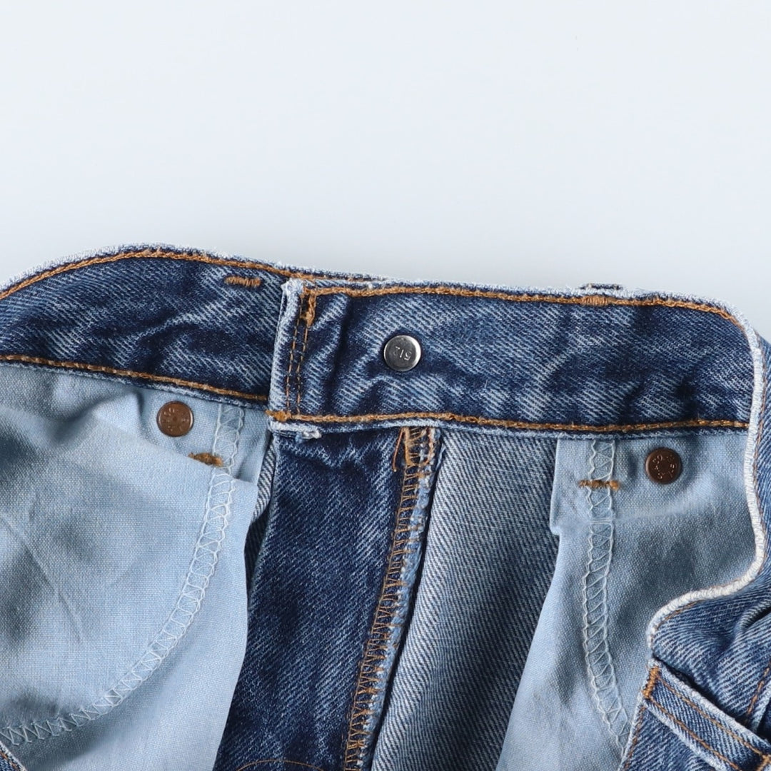 2000'S Levi's 560 Loose Fit Straight Leg Tapered Denim Pants, Made in USA, Women's Size L (W28) cotton blue type Vintage Second Hand