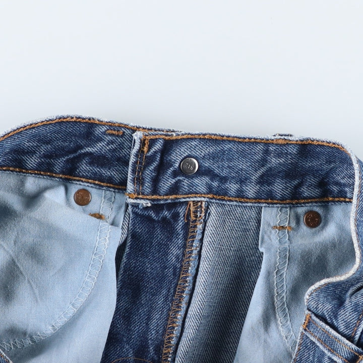 2000'S Levi's 560 Loose Fit Straight Leg Tapered Denim Pants, Made in USA, Women's Size L (W28) cotton blue type Vintage Second Hand