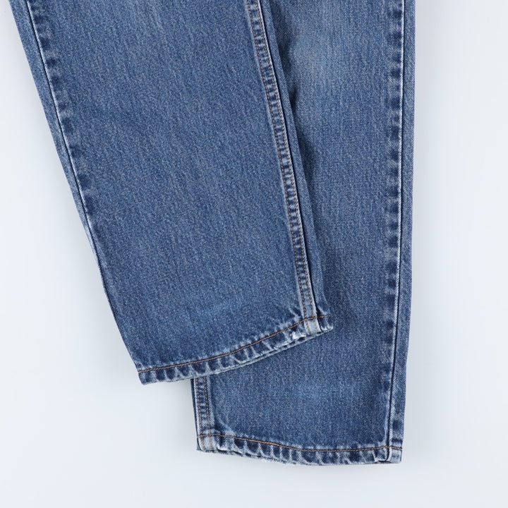 2000'S Levi's 560 Loose Fit Straight Leg Tapered Denim Pants, Made in USA, Women's Size L (W28) cotton blue type Vintage Second Hand