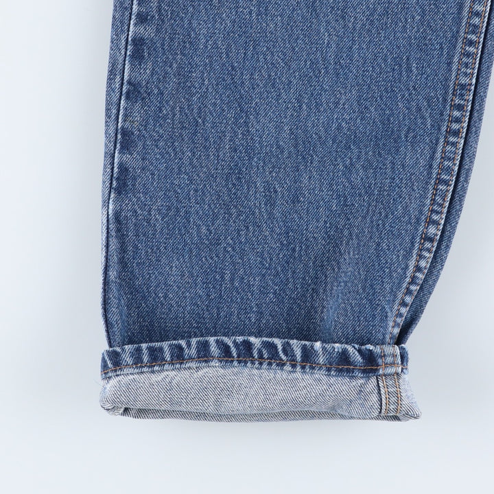 2000'S Levi's 560 Loose Fit Straight Leg Tapered Denim Pants, Made in USA, Women's Size L (W28) cotton blue type Vintage Second Hand