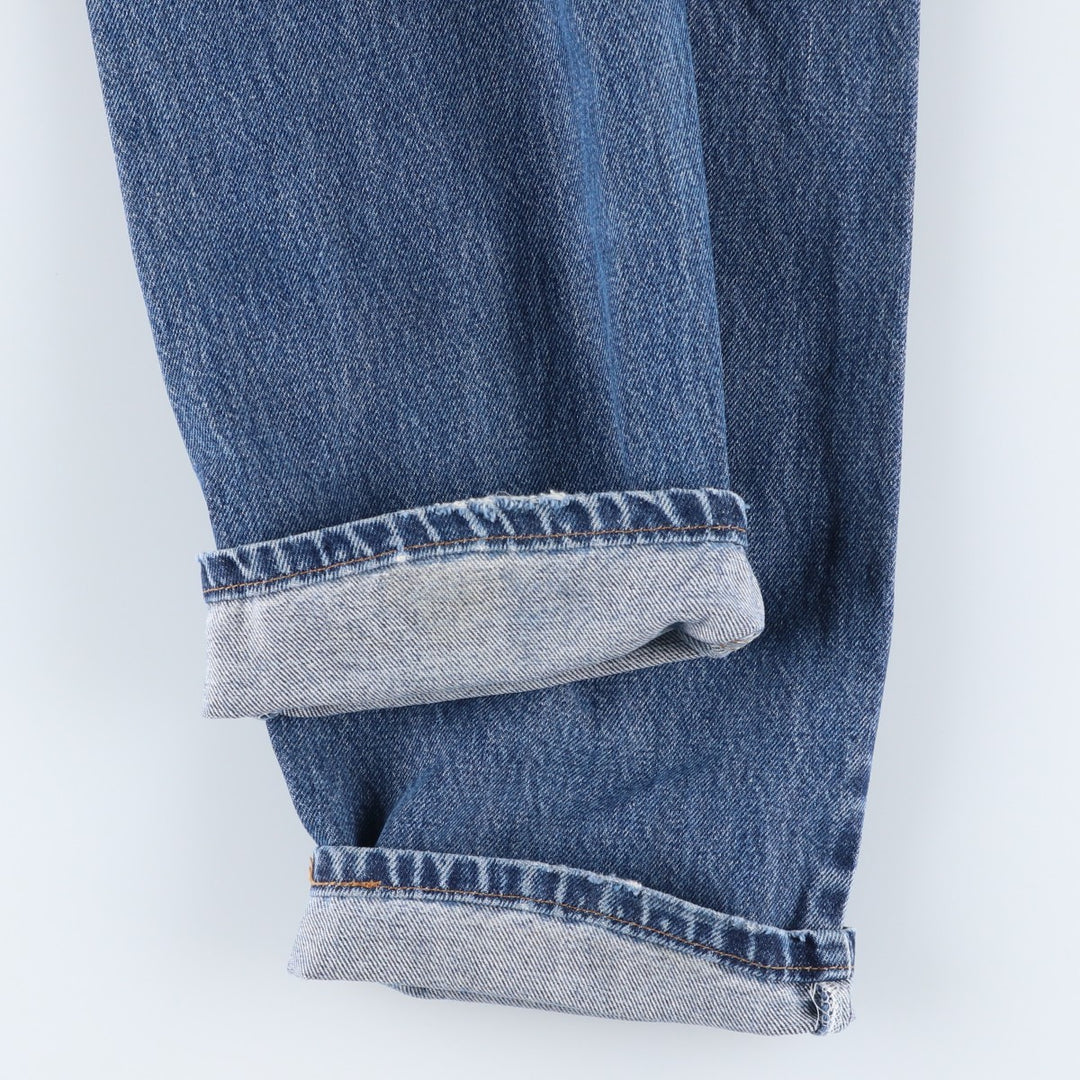2000'S Levi's 560 Loose Fit Straight Leg Tapered Denim Pants, Made in USA, Women's Size L (W28) cotton blue type Vintage Second Hand