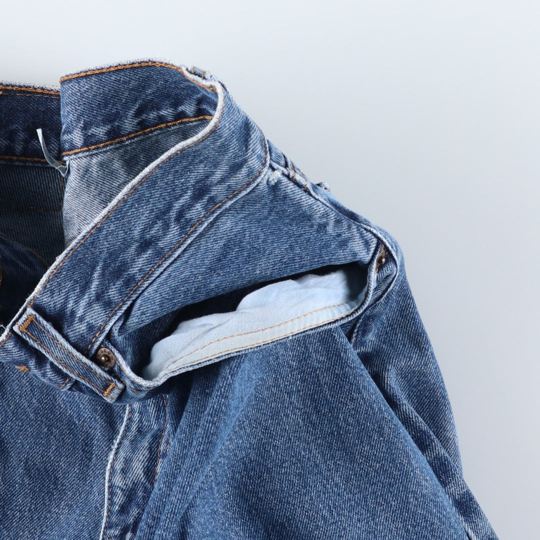 2000'S Levi's 560 Loose Fit Straight Leg Tapered Denim Pants, Made in USA, Women's Size L (W28) cotton blue type Vintage Second Hand