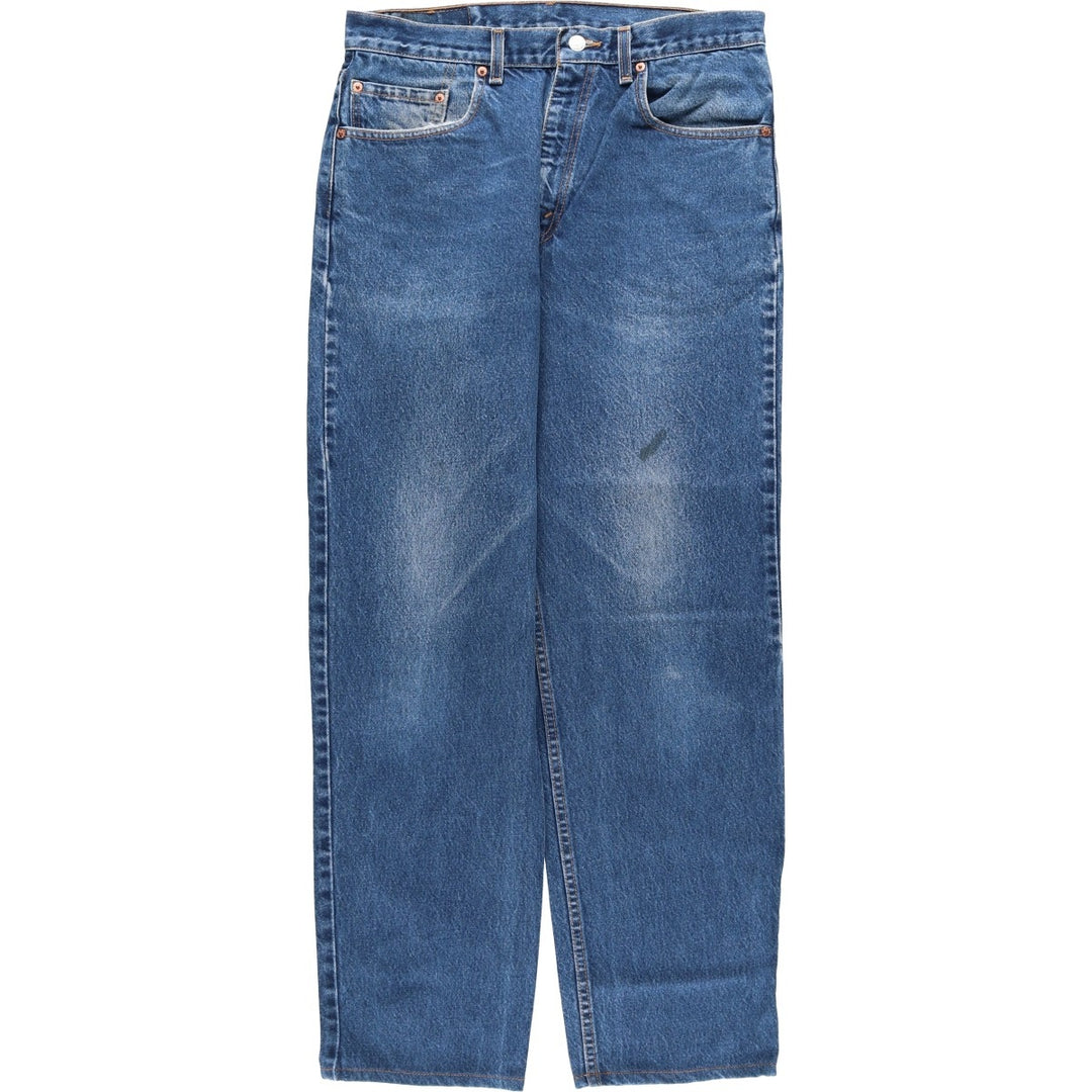 00'S Levi's 550 Relaxed Fit Tapered Denim Pants Made in USA Men's W33 cotton blue type Vintage Second Hand