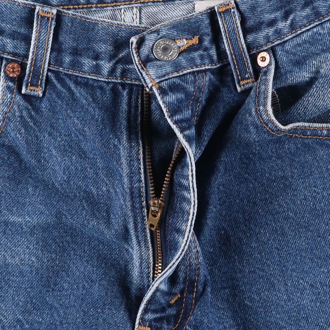 00'S Levi's 550 Relaxed Fit Tapered Denim Pants Made in USA Men's W33 cotton blue type Vintage Second Hand
