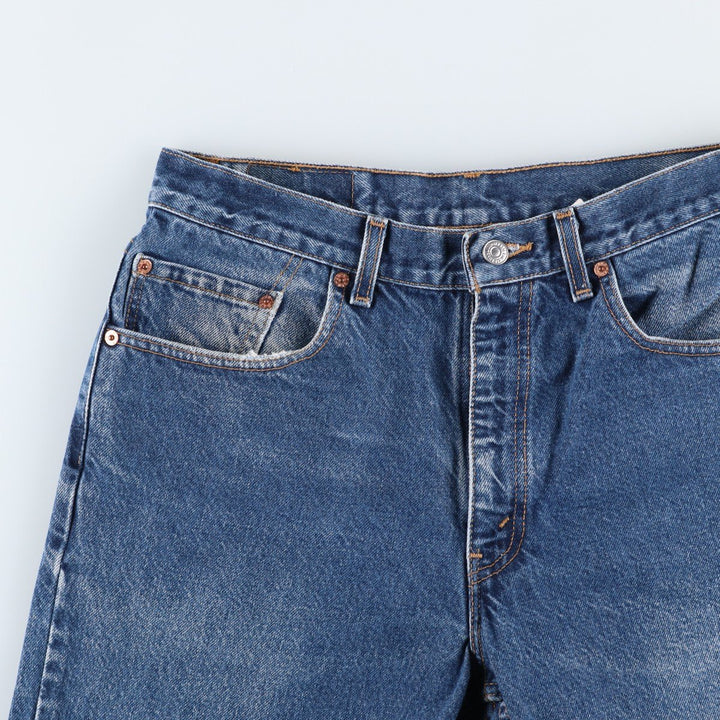 00'S Levi's 550 Relaxed Fit Tapered Denim Pants Made in USA Men's W33 cotton blue type Vintage Second Hand