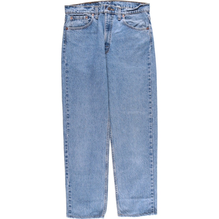 90'S Levi's 505 REGULAR FIT STRAIGHT LEG Tapered Denim Pants Made in USA Men's W33 Vintage cotton blue type Vintage Second Hand