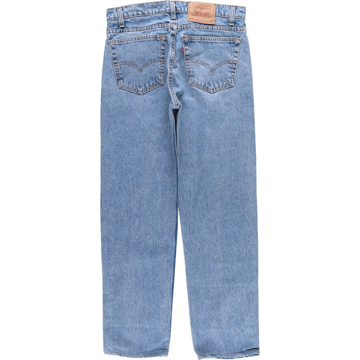 90'S Levi's 505 REGULAR FIT STRAIGHT LEG Tapered Denim Pants Made in USA Men's W33 Vintage cotton blue type Vintage Second Hand